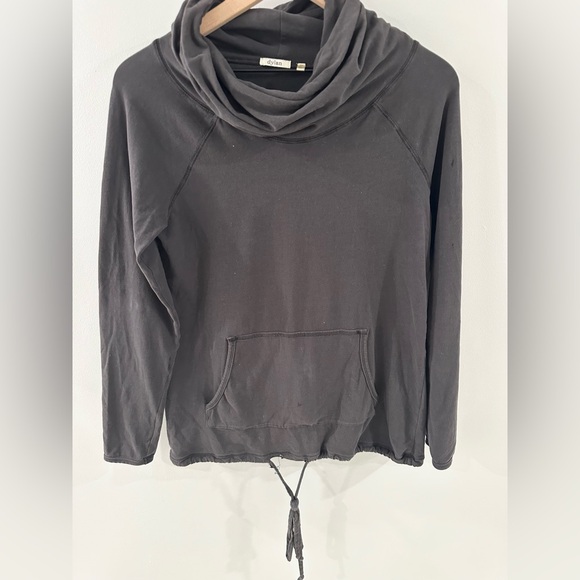 Dylan Cowl Neck Elastic Waist Top Gray Size XS - Picture 3 of 5